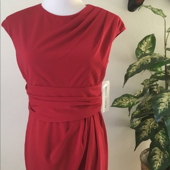 Dresses & Skirts - MAGGY LONDON RED DRESS/ FULLY LINED/ SIZE 8/ NWOT